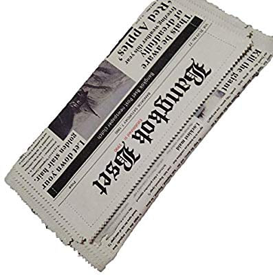 Newspaper Clutch